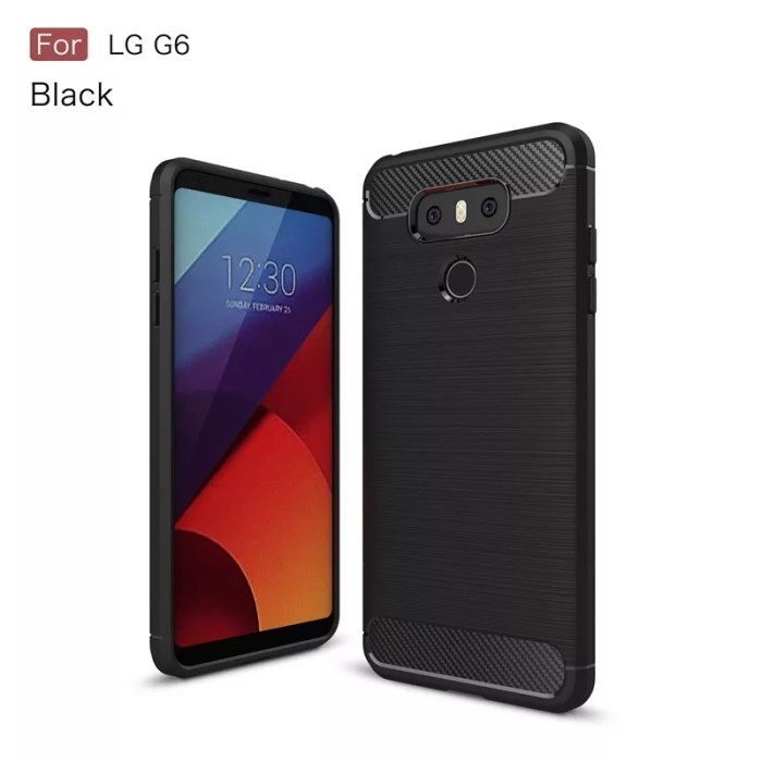 CASE LG G6 RUGGED SLIM ARMOR CARBON FIBER ANTI SHOCKPROOF #SNWRGCB