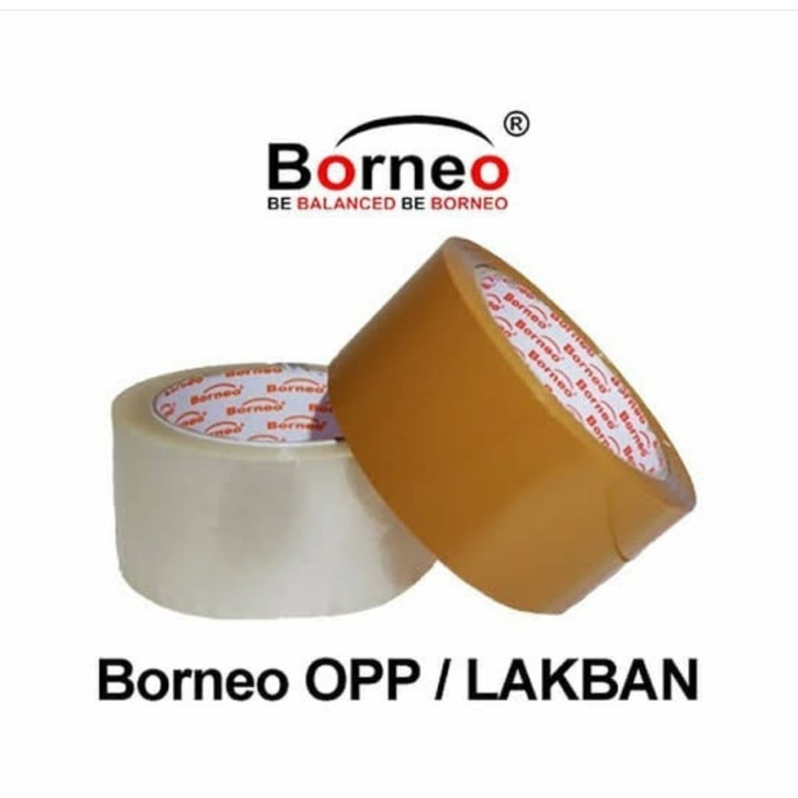 

SELOTIP / LAKBAN BORNEO 2 INCH SLOP ISI 6