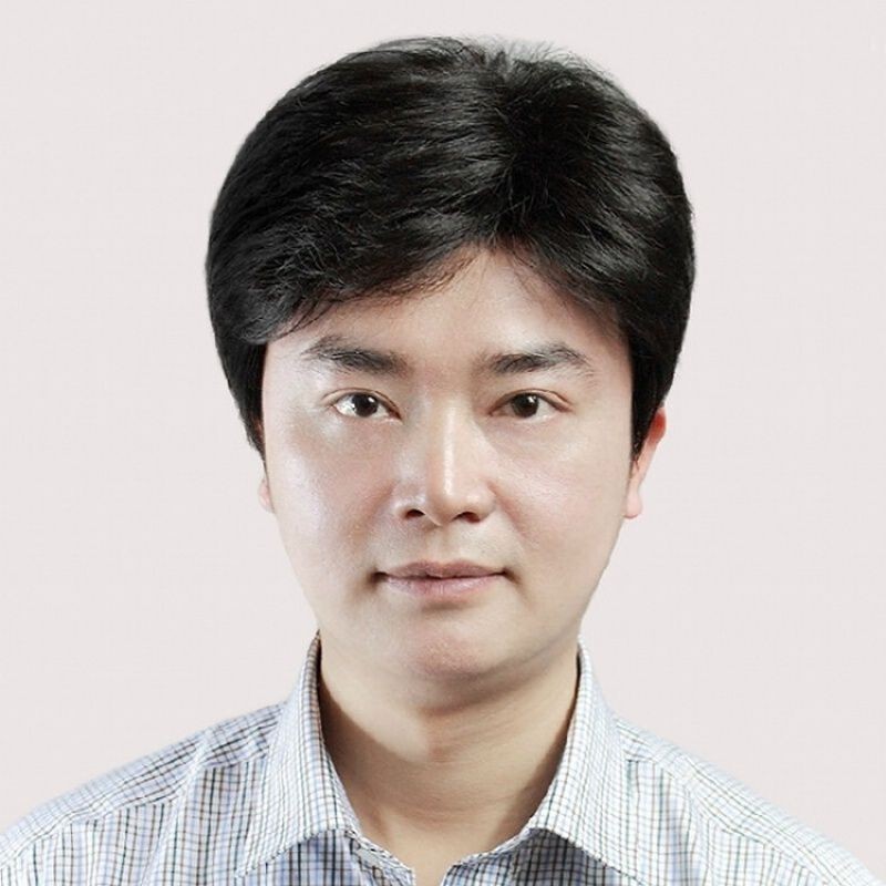 Wig, Wig, Wig Rambut Tampan, Versi Korea, Wig Rambut Pendek, Pria, Set Kepala Penuh -COD