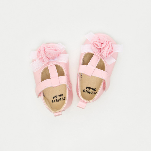 Babyshop Sepatu Anak Perempuan Juniors Floral Accent Booties