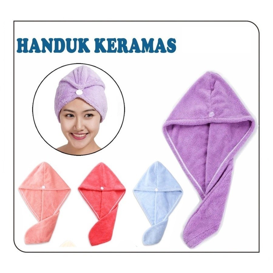 Handuk kepala keramas - Handuk keramas - Handuk rambut keramas