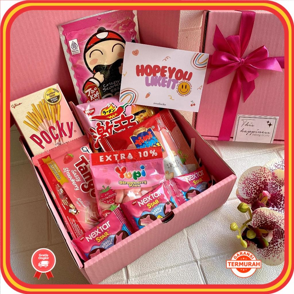 

Kado Valentine Romantis Unik Lucu Kreatif Besar / Hampers Snack Ulang Tahun Gift Box Wisuda Kado Sempro Hadiah Lebaran