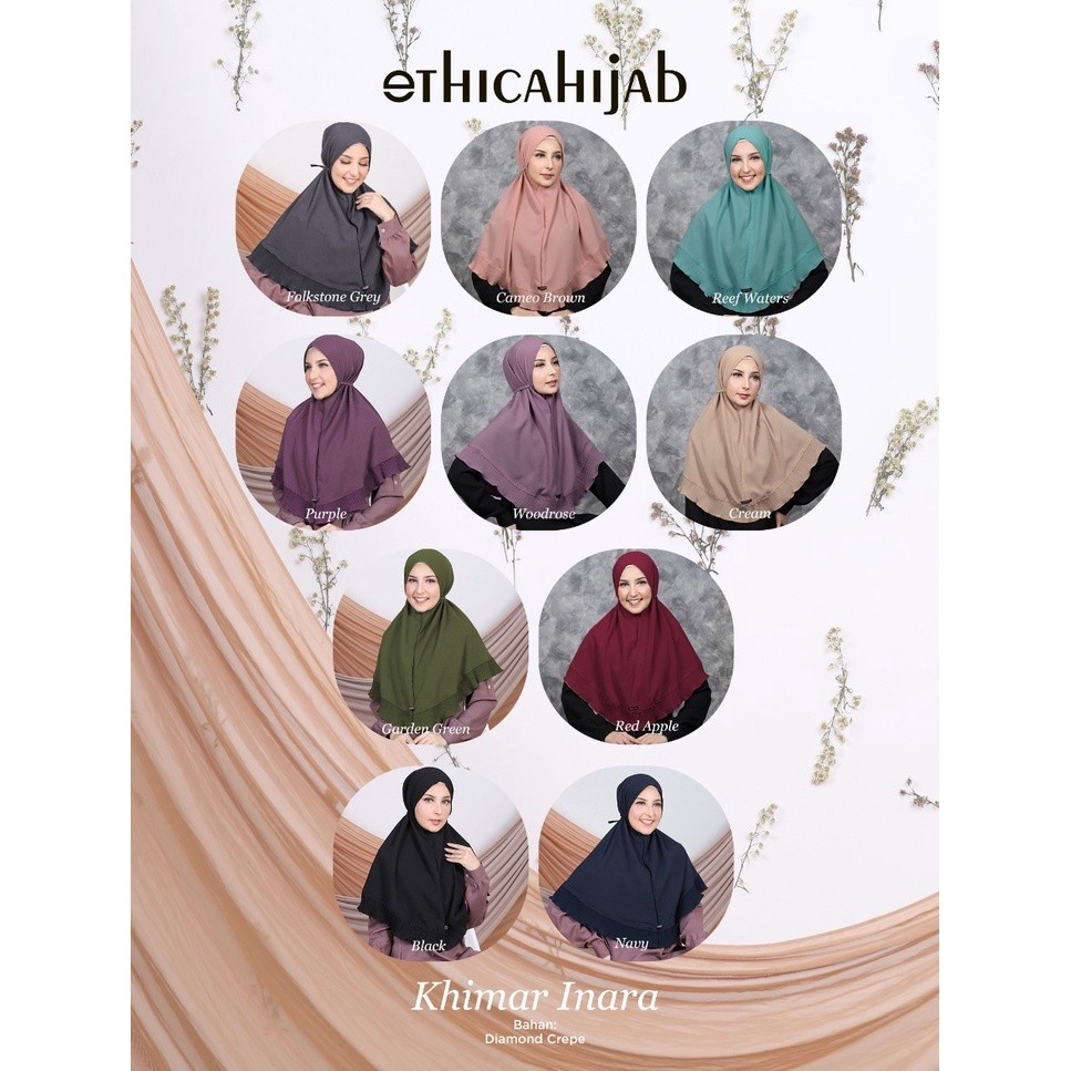 Hijab Khimar Inara by Ethica Termurah Best Seller