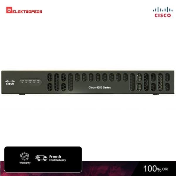 Cisco ISR4221/K9 (2GE,2NIM,8G FLASH,4G DRAM,IPB) - Cisco Switch - Switch - Cisco