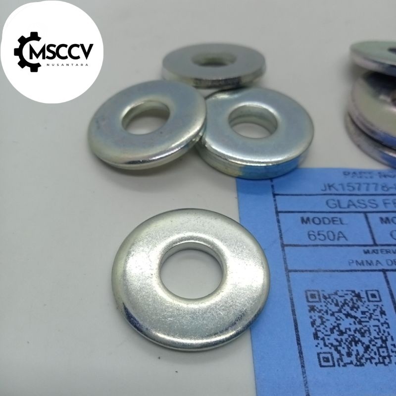 RING LOBANG M10 BAUT 14 SUPER TEBAL RING BAUT STANG SEGITIGA