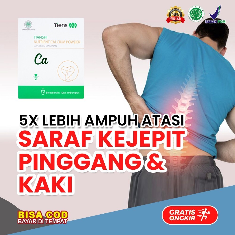 Paket Produk Tiens Untuk Obat Saraf Terjepit Kejepit Original Segel Halal BPOM