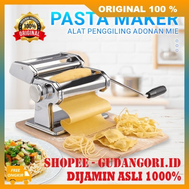 Pasta Maker Alat Pembuat Mie Pasta Mesin Penggiling Adonan Mie Pangsit ORIGINAL