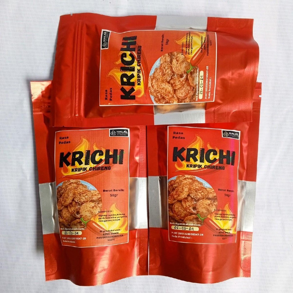 

Krichi Keripik Cireng Rasa Pedass