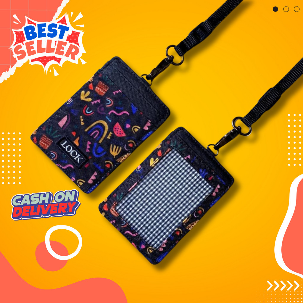 

Gantungan ID Card Kantor Kasual Kalung Name Tag Holder Lanyard Anti Air Pria Wanita PS31