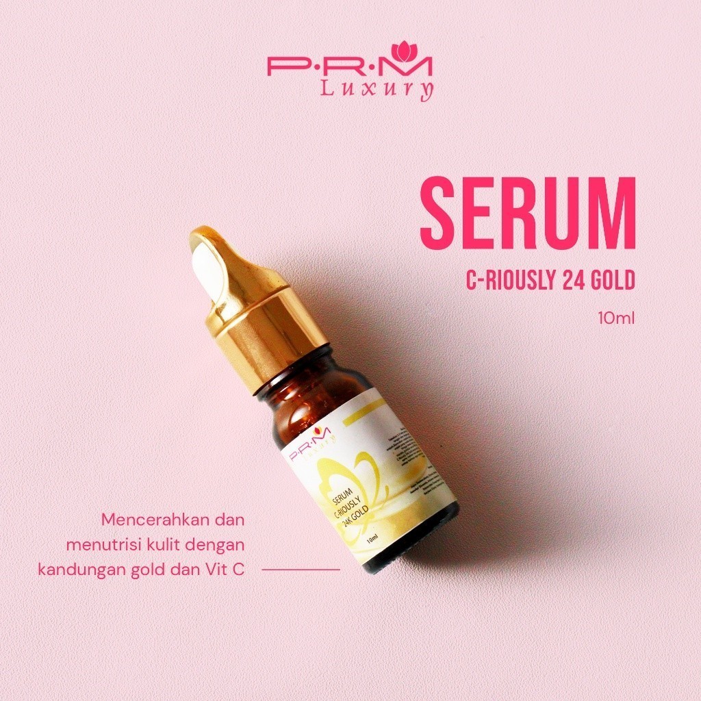 SERUM WHITENING GLOW / SERUM ACNE GLOW / SERUM GOLD 10ML BPOM PRM LUXURY