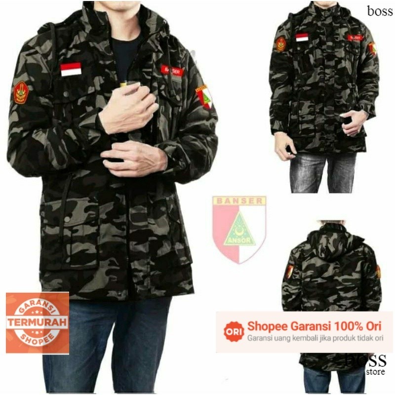 Parka loreng / parka tentara / jaket tentara / jaket loreng / parka kanvas / parka Korea army / park