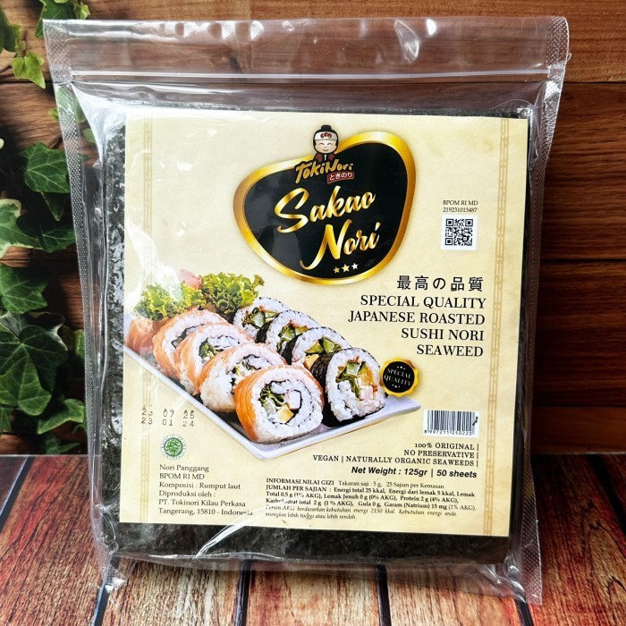 

QH [MURAH] Tokinori Sakao Sushi Nori - 50 Lembar