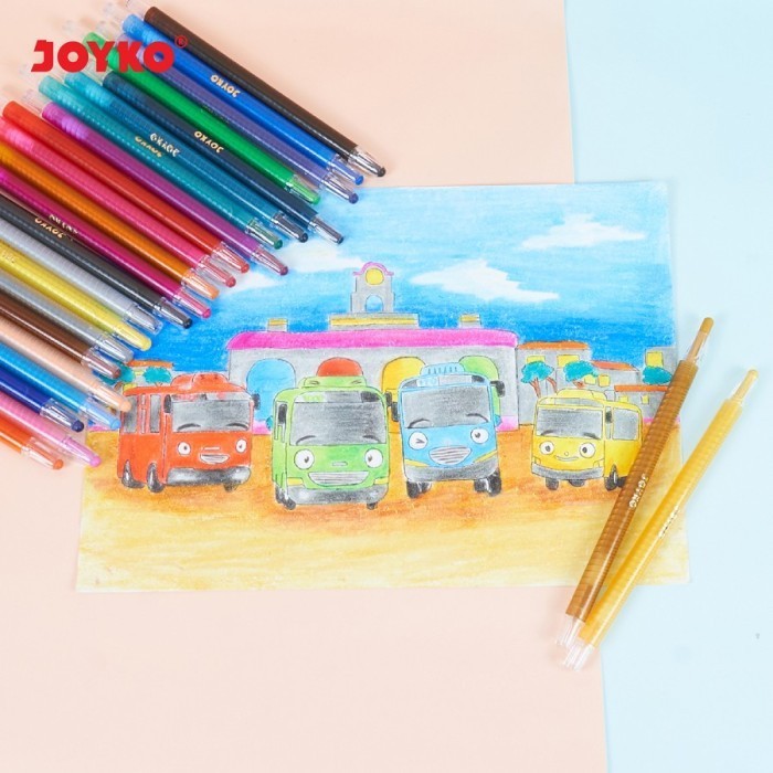 

PROMO!! -Krayon Putar Twist Crayon Joyko TWCR - TWCR-24S-24 Warna JOYKO