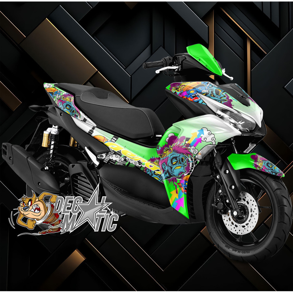 Decal Aerox Full body Yamaha Aerox 155 NVX OLD 2016 2017 2018 2019 2021 Stiker Motor NEW Aerox VVA 2