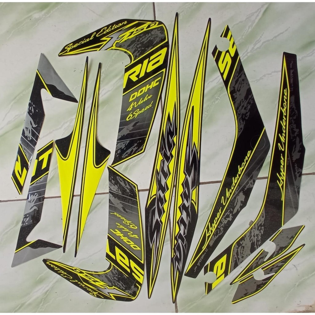 stiker ori striping motor suzuki satria fu SE 2012 barong