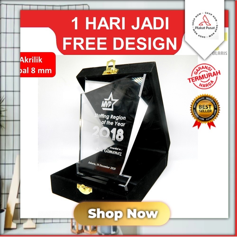Pusat PLAKAT AKRILIK MURAH CUSTOM PLAKAT PIALA AKRILIK TROPHY AKRILIK VANDEL ACRYLIC PLAKAT ACRYLIC 