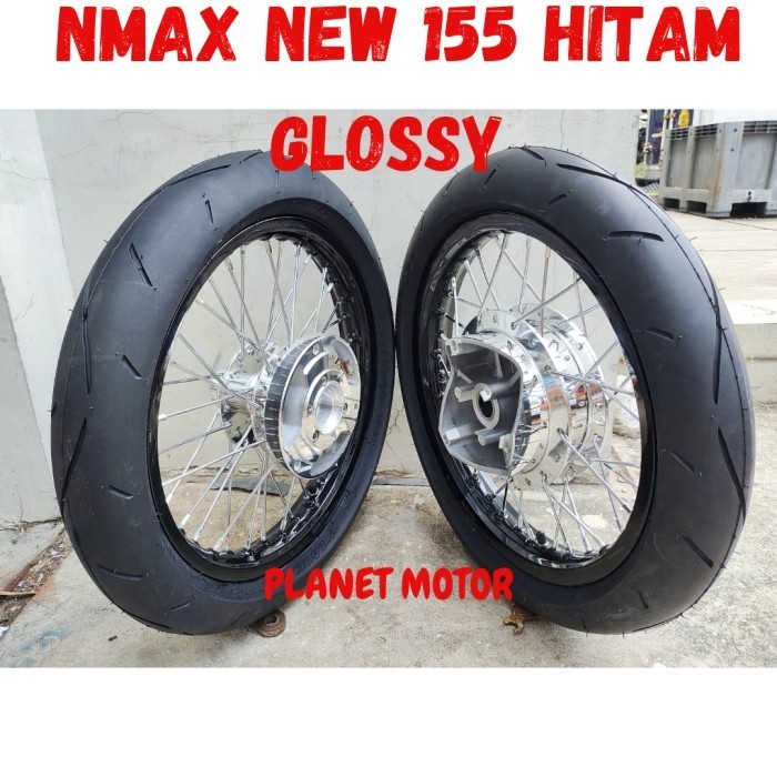 promosi toko Velg Jari Jari Yamaha Aerox 155 Nmax New PCX 160 150 Ring 14 Plus Ban - SILVER, VARIO 1