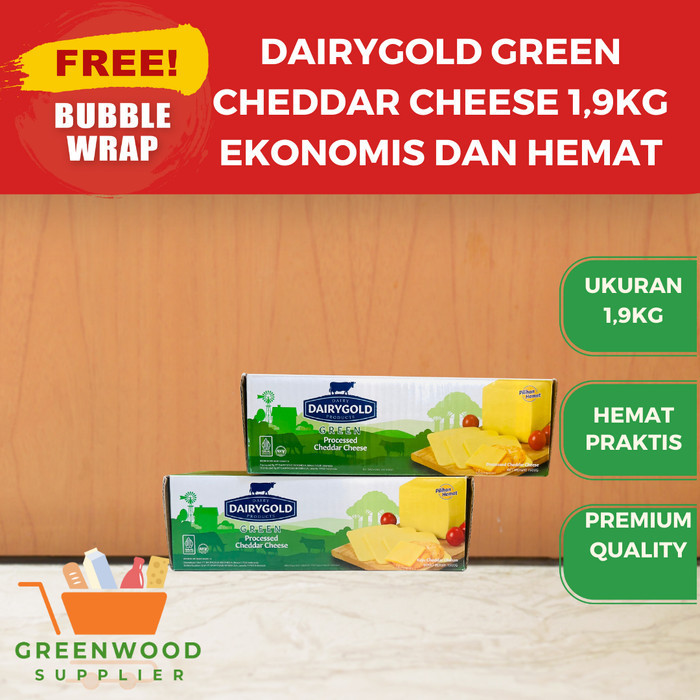 

Dairygold Green Cheddar Cheese 2KG
