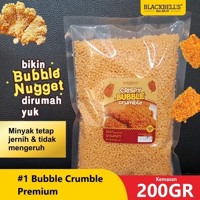 

Tepung crispy bubble crumble blacklabel 200 gr