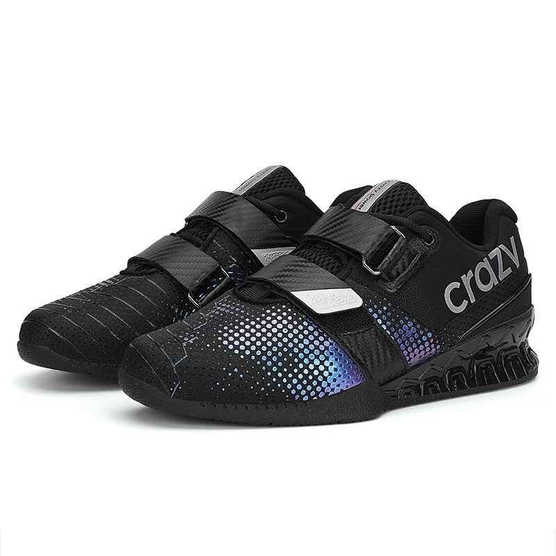 2023 Spring Men's Weightlifting Sneakers Black Red Men's Squat Shoes Professional Weightlifting Trai