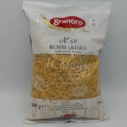 

GRANORO Rosmarino N.69 Risoni Orzo Pasta 500g