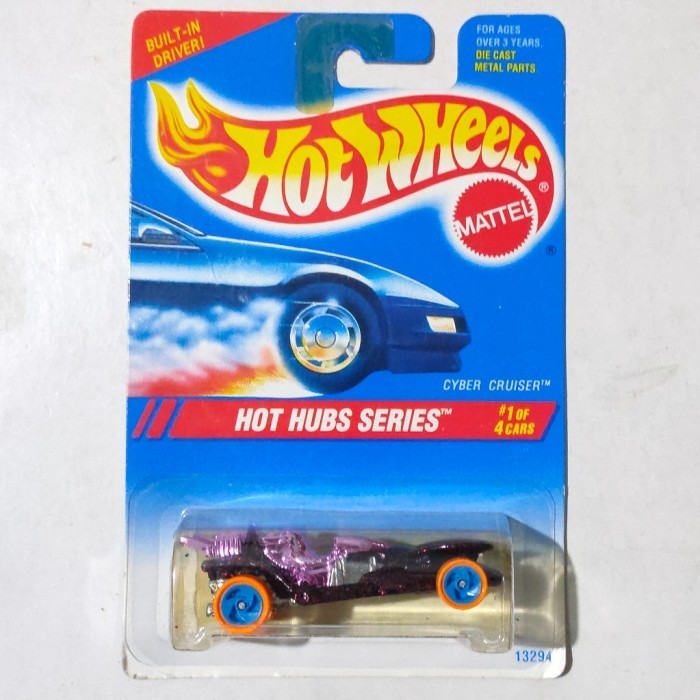 Hot Wheels Cyber Cruiser Pipe Jammer pink chrome 1995