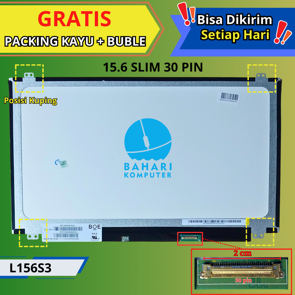 Layar LCD LED laptop Asus X556UQ X556UR X556UV