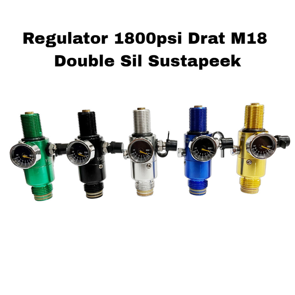 Sustapeek Disk Spring German Double Sil M18 1800 Psi Regulator Paintball