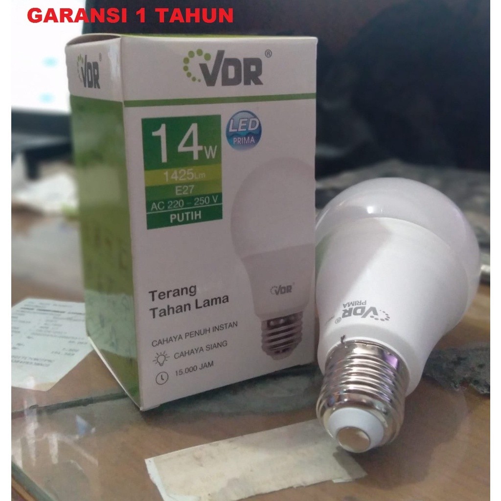 LAMPU BOHLAM LED FDR 14 W / WATT GARANSI 1 TAHUN