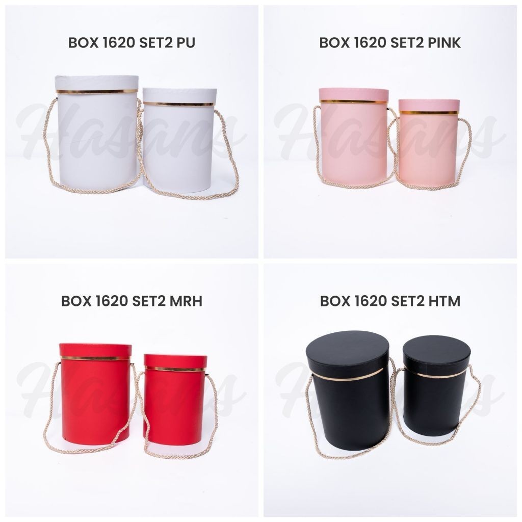 

(HASANS HOME)[1 Set] Box Kado / Kotak Hampers / Hard Box / Gift Box / Kotak Kado Hadiah / Box 1620 Set2
