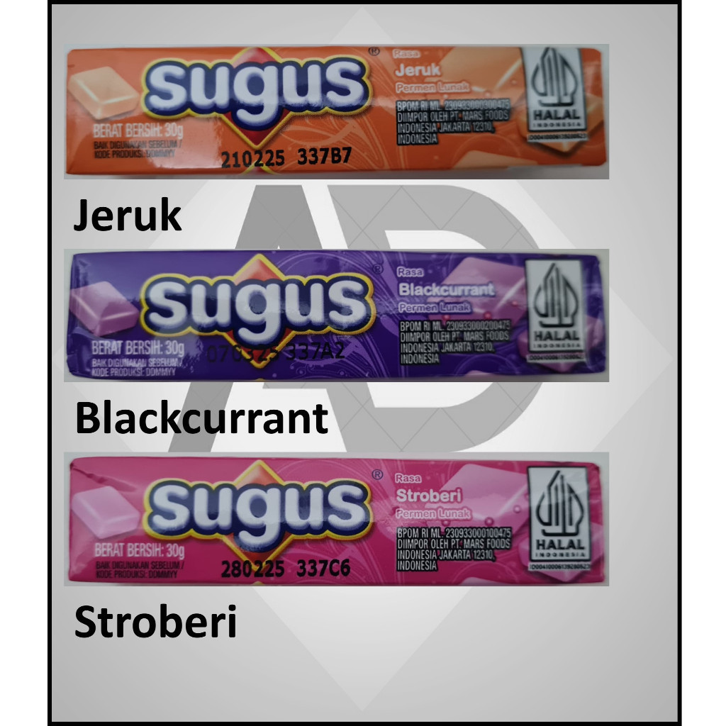 

Permen Sugus 30gr Permen Chewy all varian