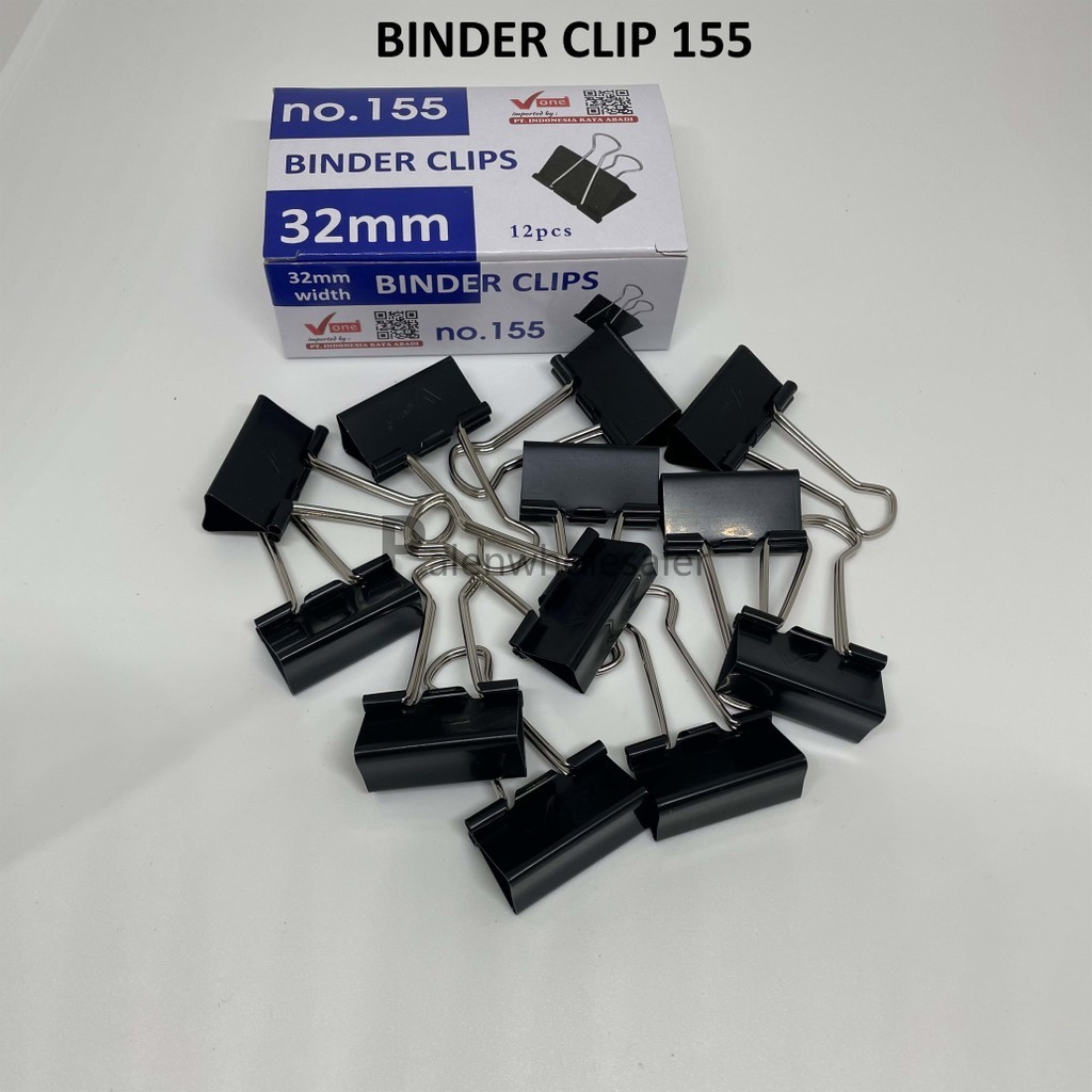 

[Palenwhlslr] Binder Clip Vone 155 (12pcs) / Penjepit Kertas