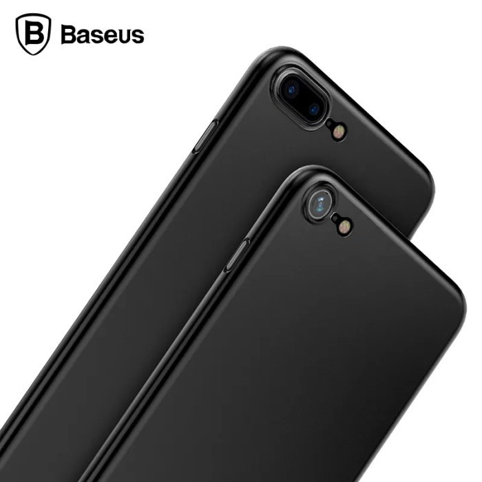 CASE IPHONE 7 / 7 PLUS SOFT CASE MATTE BLACK DOFF SLIM FIT CASE