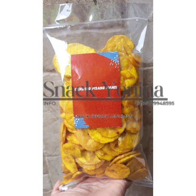 

Snack Kiloan Termurah !!!Keripik Pisang Manis 250 gr FREE BUBBLE WRAPGratis Ongkir & COD