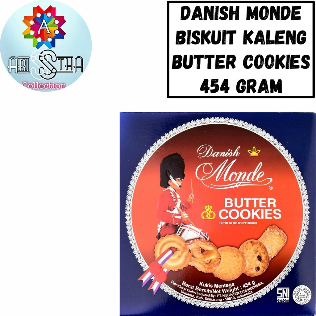 

Danish Monde Butter Cookies Biskuit Kaleng 454 Gram