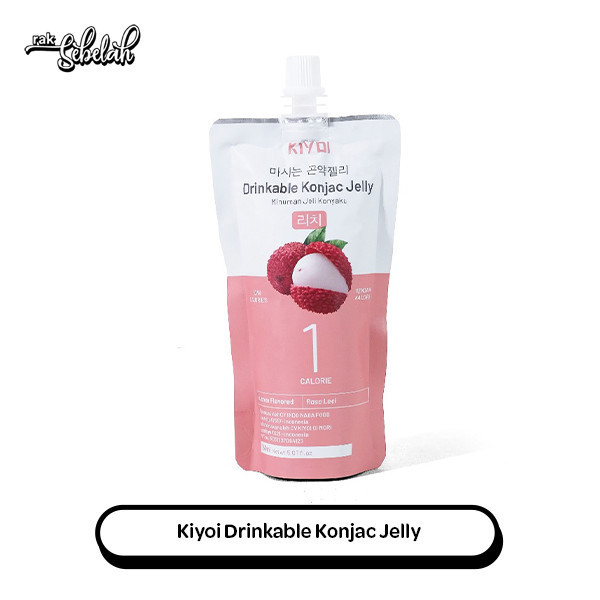 

KIYOI Lychee Konjac Jelly - Pouch Ready to Drink Sugar Free Vegan