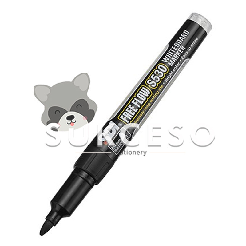 

SDI Whiteboard Marker S530 Hitam (Tanpa Refill) Spidol Papan Tulis Hitam