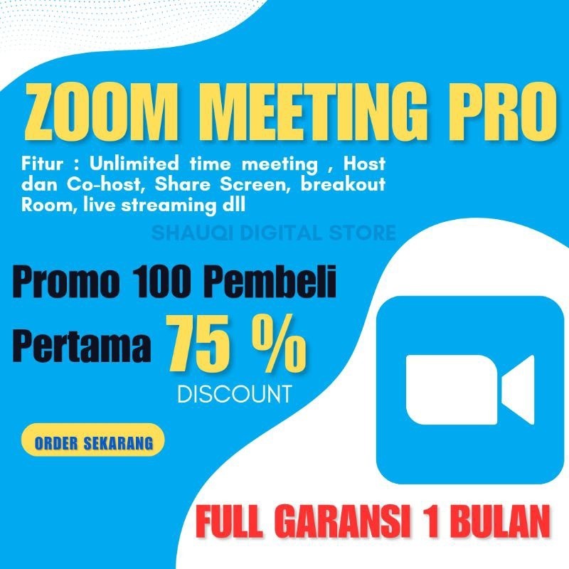 akun Meeting Online unlimited 24 jam Zoom Meeting Premium
