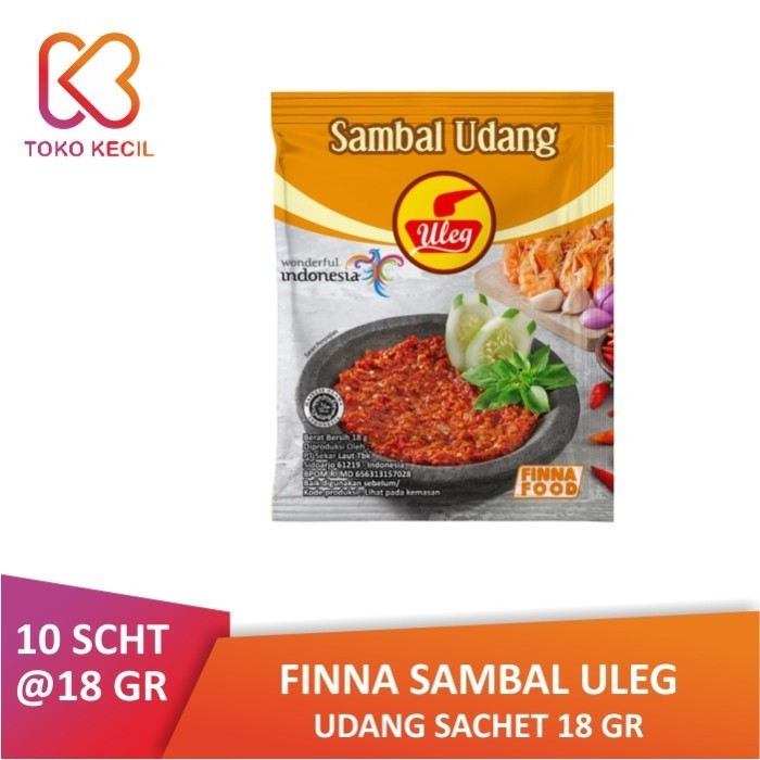 

Finna Sambal Uleg Udang Sachet (10 Pcs)