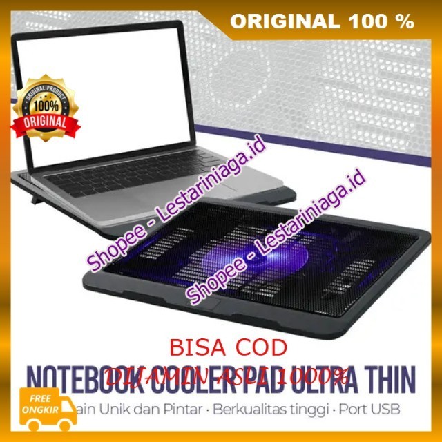 Laptop Cooler Pad  Coolingpad Laptop Cooling Pad Pendingin Notebook Tatakan Laptop Kipas ORIGINAL