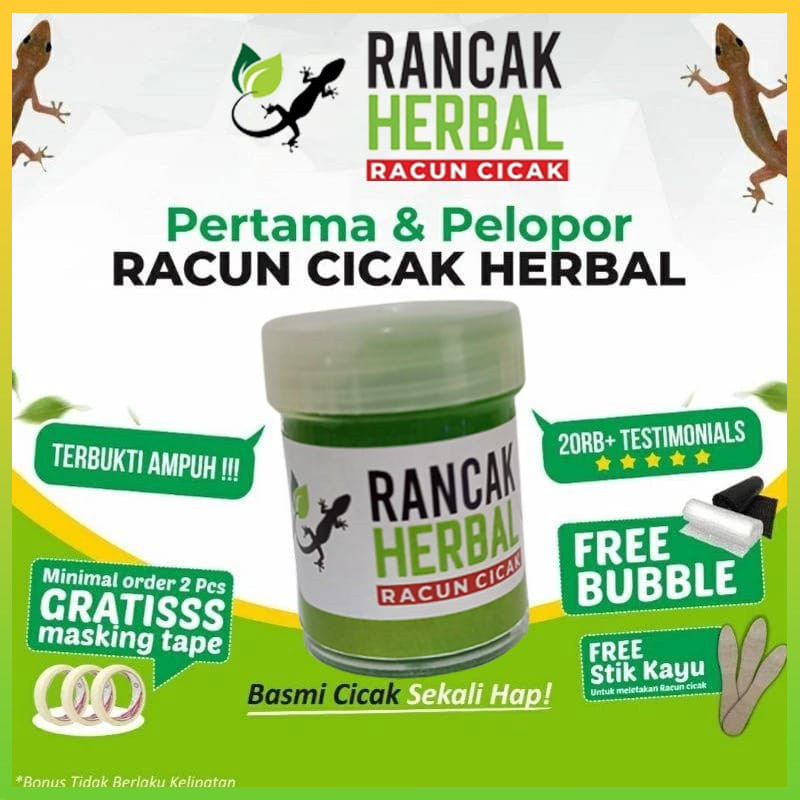 Racak Herbal/Racun Cicak Herbal