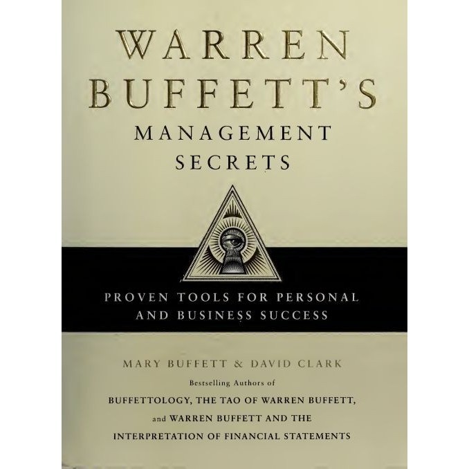 

Warren Buffett's management secrets : proven tools for.. Mary Buffett