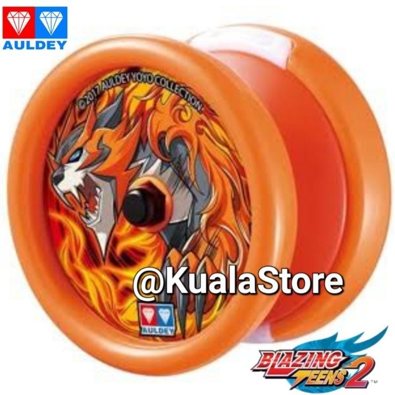 [New Arrival] Yoyo Auldey Original Blazing Teens Celestial War Flaming Phantom Tiger Yoyo Profesiona