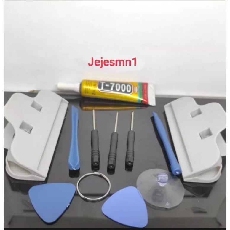 Obeng 8in1 dan Lem B7000 15ml plus 2Pcs Penjepit LCD ORIGINAL OEM