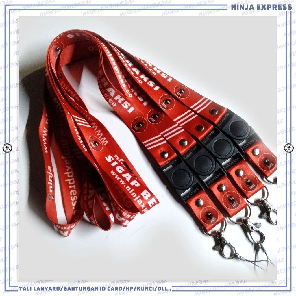 

TALI LANYARD GANTUNGAN ID CARD/HP/KUNCI/DLL.. NINJA EXPRESS