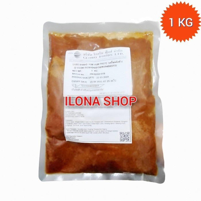 

LOBO TOM YUM PASTE 1 KG / BUMBU TOMYAM LOBO / TOM YAM PASTA THAILAND