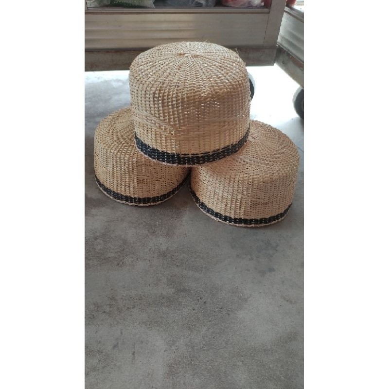Topi bahan rotan / topi unik anyaman rotan