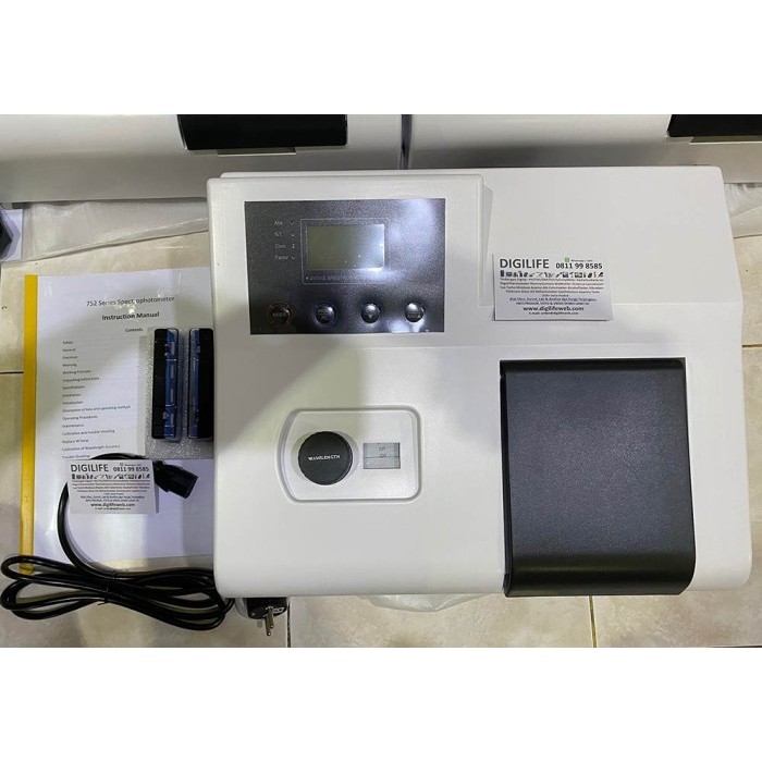 UV Visible Spectrophotometer UV-752N Vis Spektrofotometer Lab UV752N