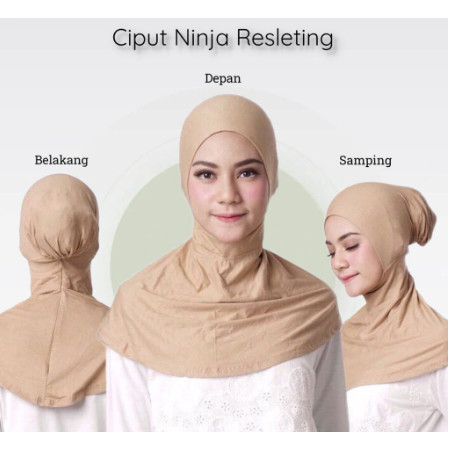 Ciput Ninja Resleting Polos Rayon Premium Inner Ninja Resleting Inner Ninja Resleting Ciput Adem