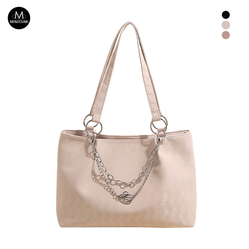 Grosir langsung pabrik OEM tas Tote wanita tas kapasitas besar tas tangan wanita tas jinjing kulit u